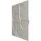 Ekena Millwork 19 5/8in. W x 19 5/8in. H Windmill EnduraWall Decorative 3D Wall Panel Covers 2.67 Sq. Ft. WP20X20WIGBW - alternate 5